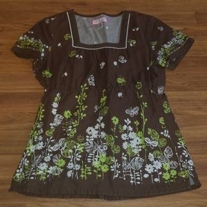 KOI XSmall Scrub Top